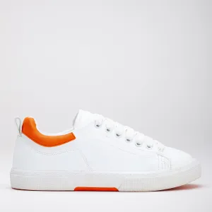 Aster - White Orange Sneakers